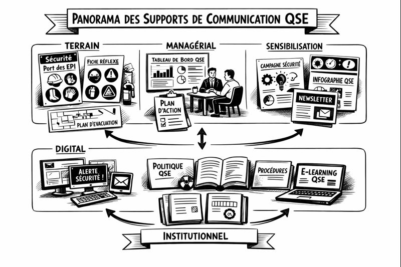 Panorama des supports de communication QSE
